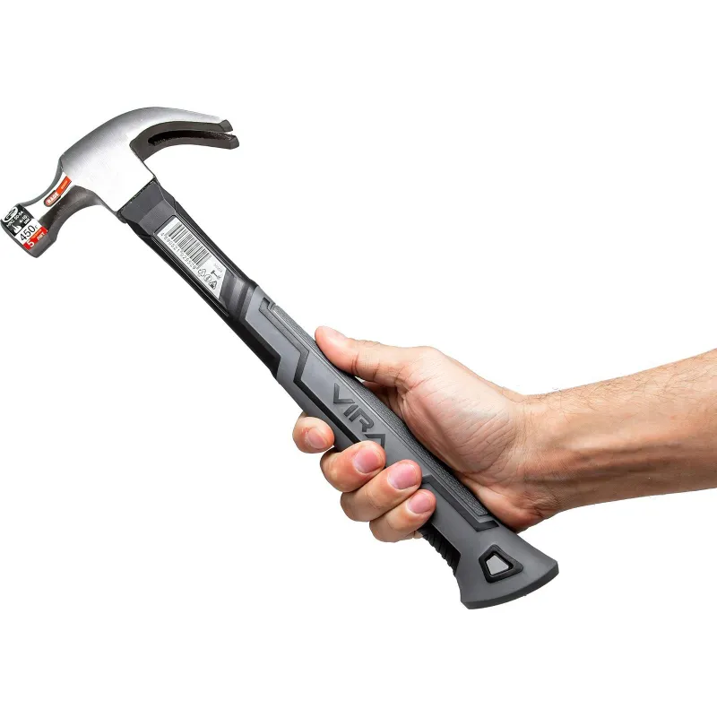 Молоток-гвоздодер 450 г фибергласовая ручка VIRA RAGE 900224 - фото 3