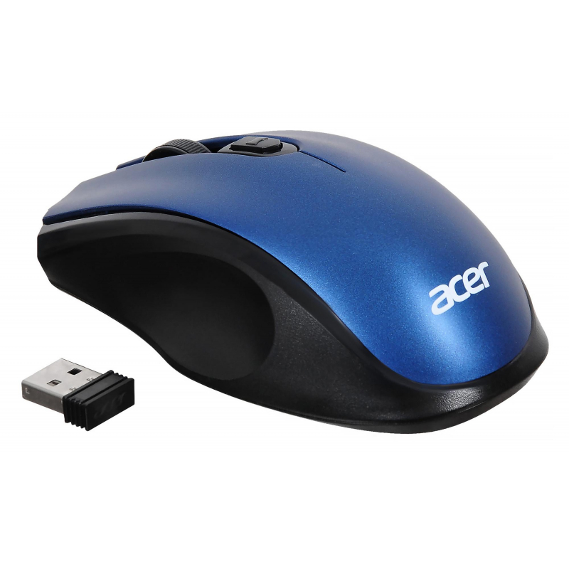 Мышь компьютерная Acer OMR031, черно-синий - фото 3