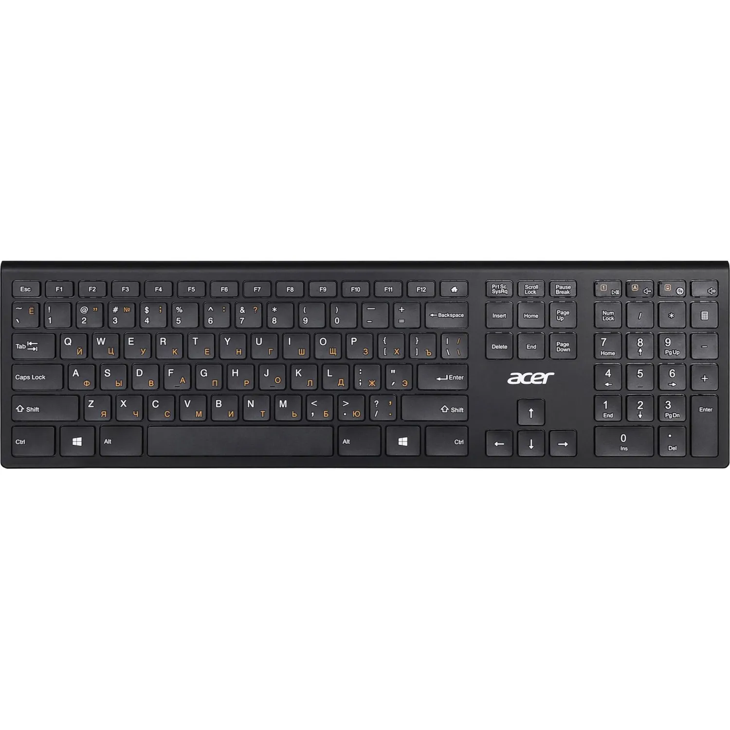 Набор клавиатура+мышь Acer OKR030 Wireless, черный - фото 2