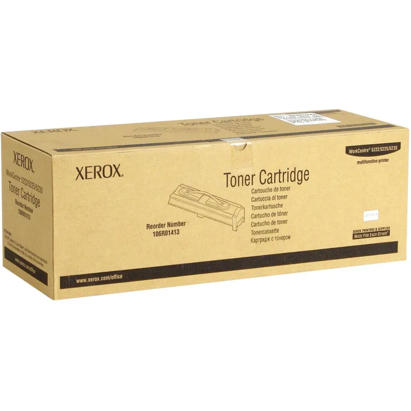 Тонер-картридж Xerox 106R01413 чер. для WC5222 - фото 2