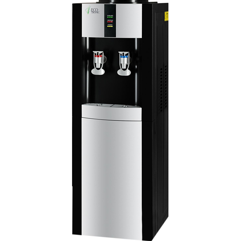 Кулер для воды напольный Ecotronic H1-LF Black c холодильником - фото 4