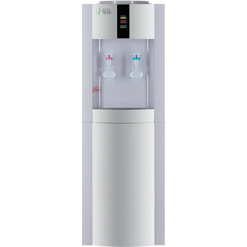 Кулер для воды напольный Ecotronic H1-LF White с холодильником - фото 1