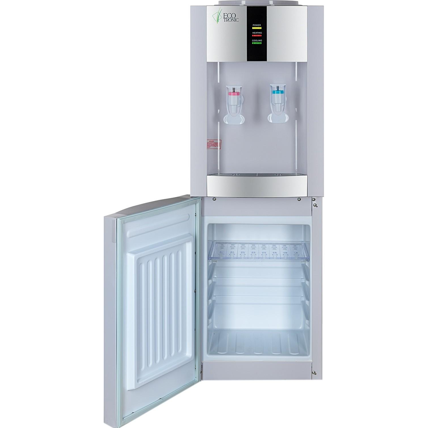 Кулер для воды напольный Ecotronic H1-LF White с холодильником - фото 3