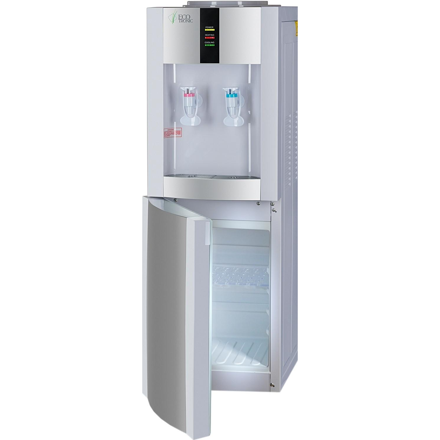 Кулер для воды напольный Ecotronic H1-LF White с холодильником - фото 6