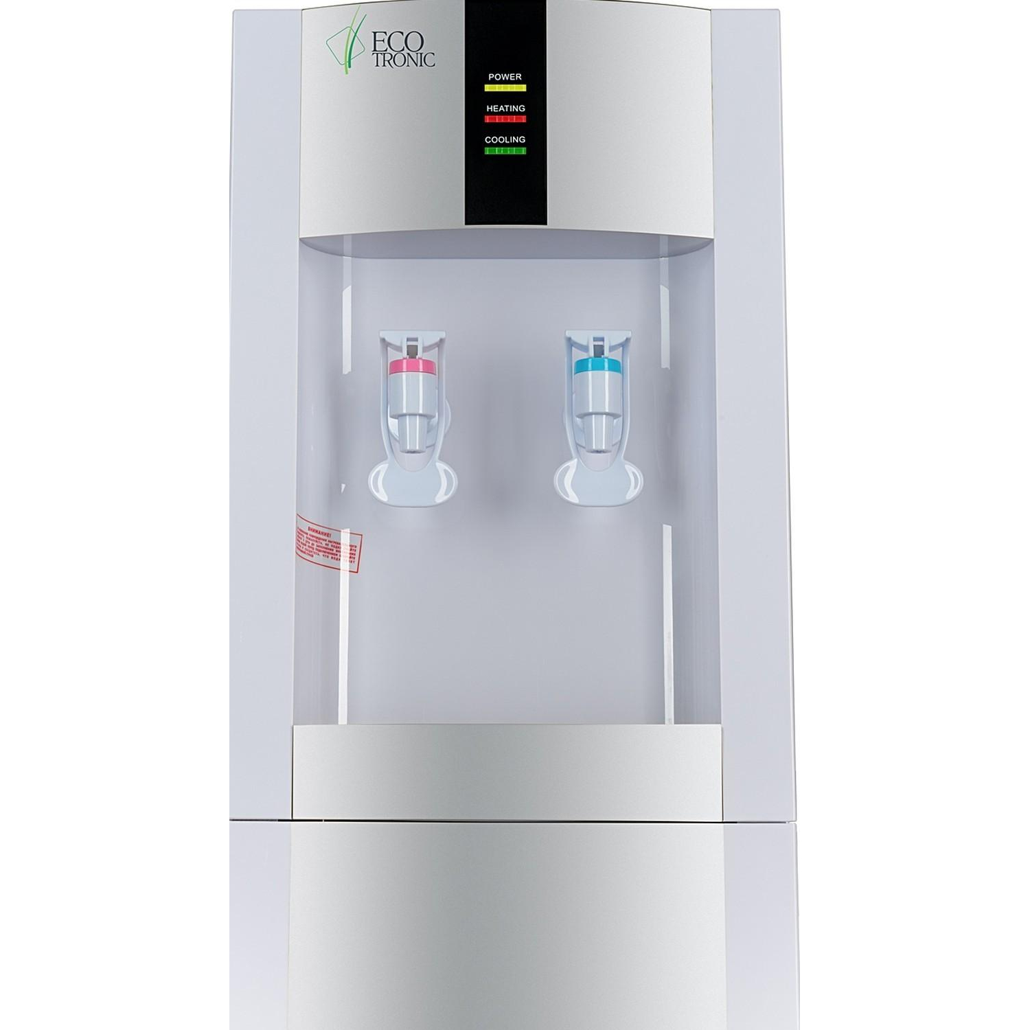 Кулер для воды напольный Ecotronic H1-LF White с холодильником - фото 10