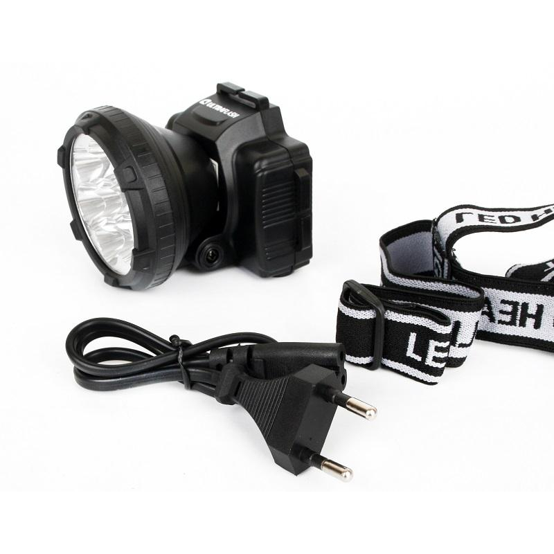Фонарь налобный Ultraflash 9LED 33Лм,акк220,0,5Ач, - фото 10