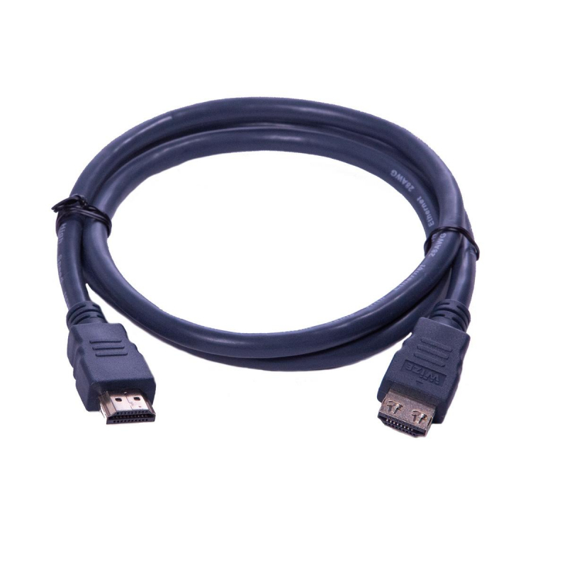 Кабель HDMI - HDMI, M/M, 1 м, v2.0, K-Lock, поз.р, экр, Wize, CP-HM-HM-1M - фото 2