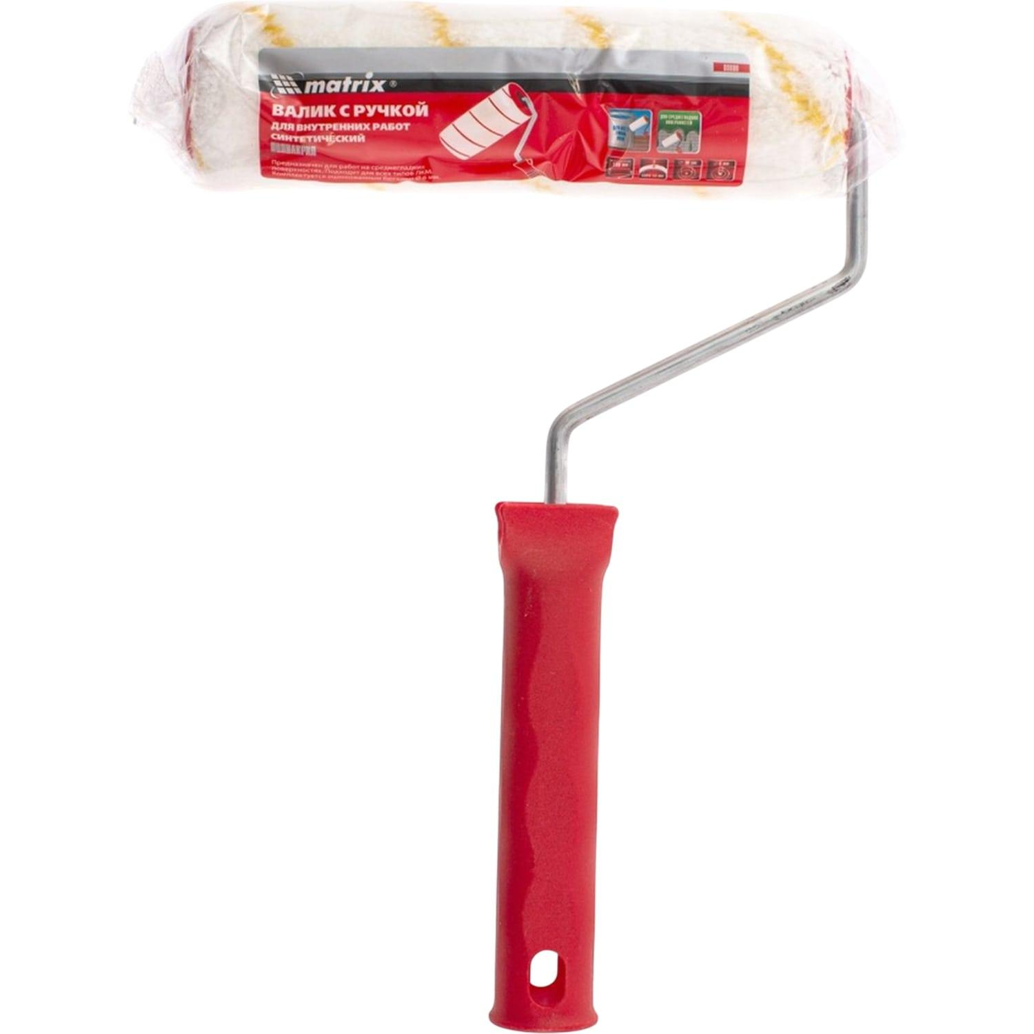 Валик 180 мм D=36 мм с ручкой 6 мм полиакрил Matrix 80880 - фото 3