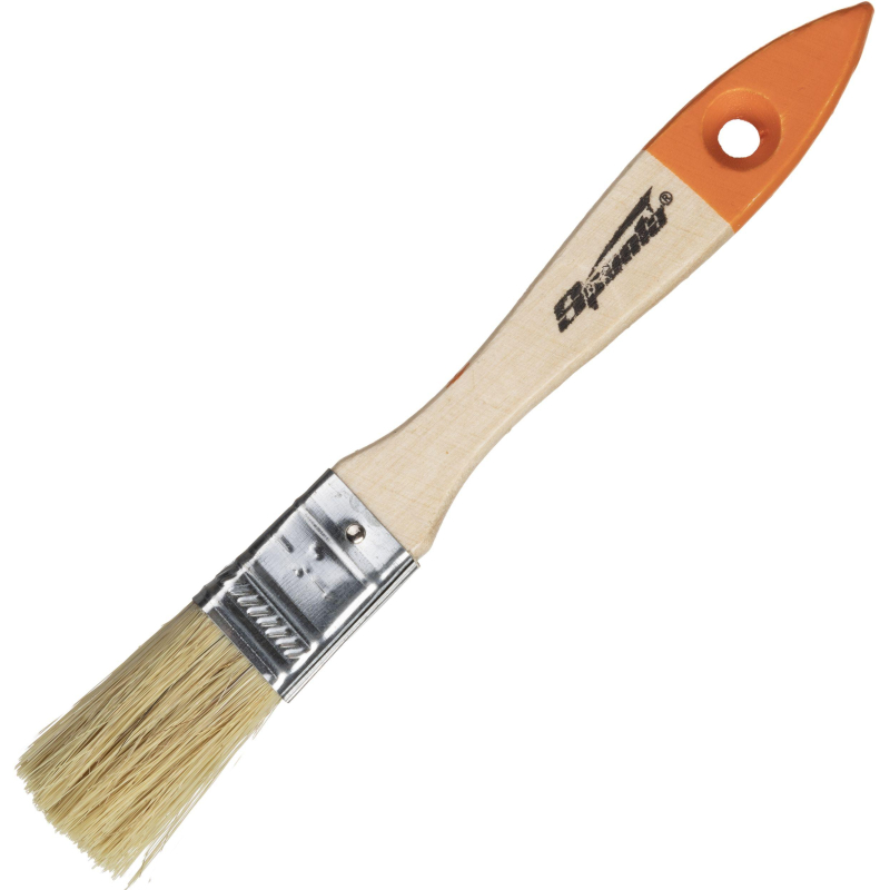 Кисть плоская 20 мм (3/4) натур. щетина дер. ручка Slimline Sparta 824155 - фото 1