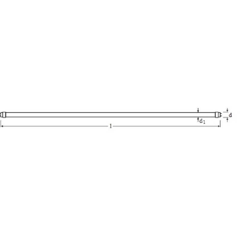 Лампа светодиодная OSRAM ST8B-0.6M 9W/830 230VAC DE 4058075377462 - фото 3