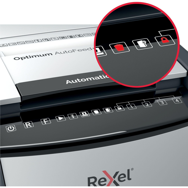 Шредер (уничтожитель) Rexel Optimum AutoFeed+ 130X 4ур.секр.,130лист,44л - фото 10