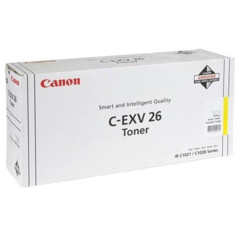 Картридж лазерный Canon CEXV-26 Y 1657B006 желтый,для C1028i/C1028iF - фото 2