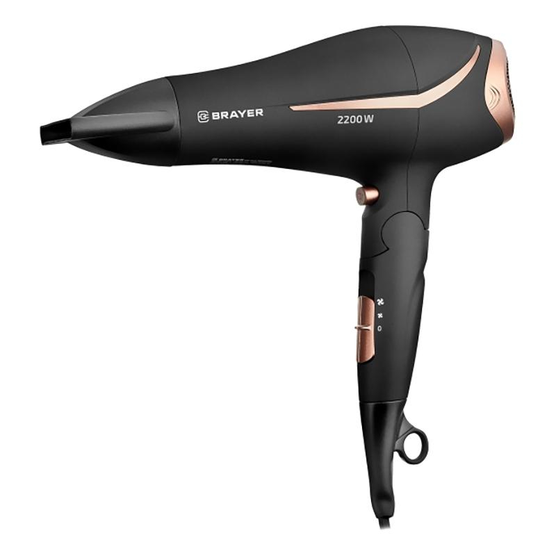 Фен BRAYER BR3000BN, 2200 Вт, 2 скор., холодный воздух - фото 1