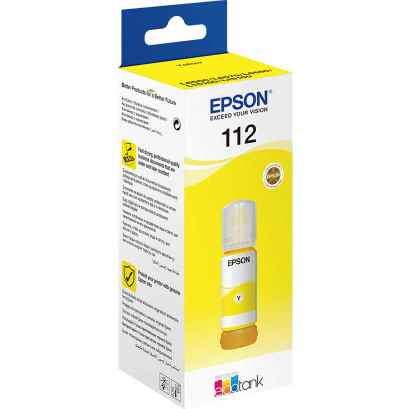 Чернила Epson T06C44A C13T06C44A желтый для L15150/L15160 - фото 1