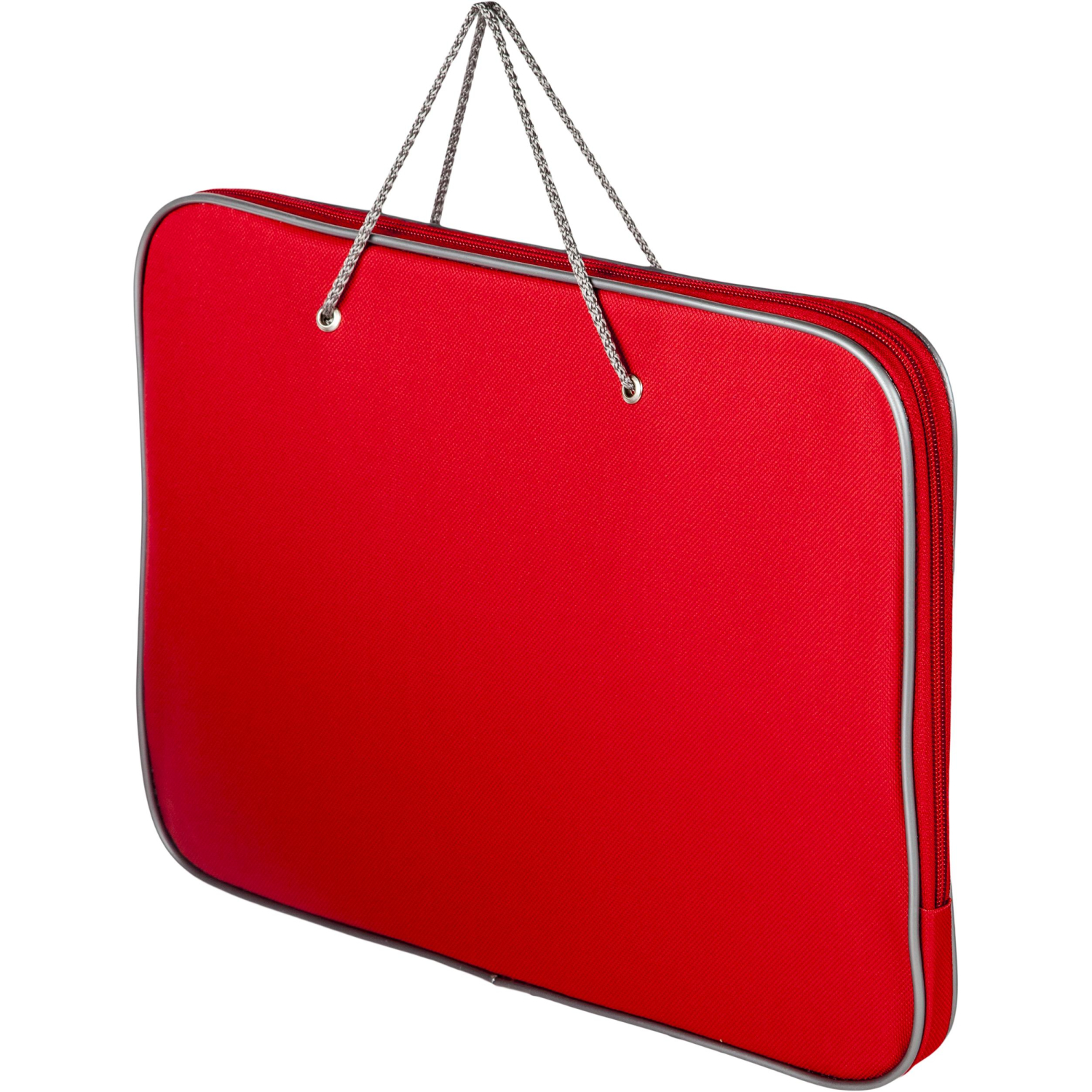 Папка-портфель на молнии с ручками офисн. А4 ассорти, нейлон 85-41 - фото 2