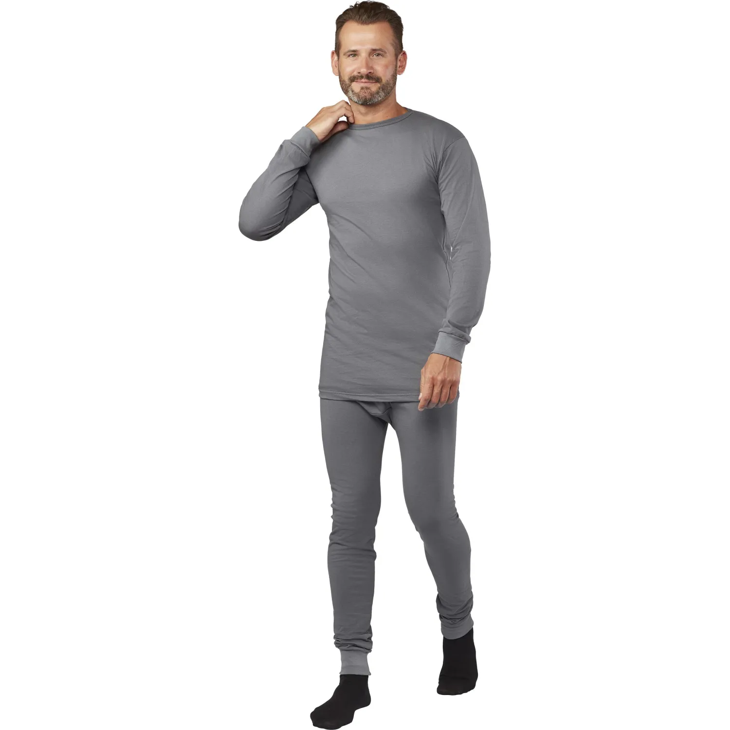 Белье нательное трикотаж летнее цв.серый (р.56-58)р.182-188 - фото 6