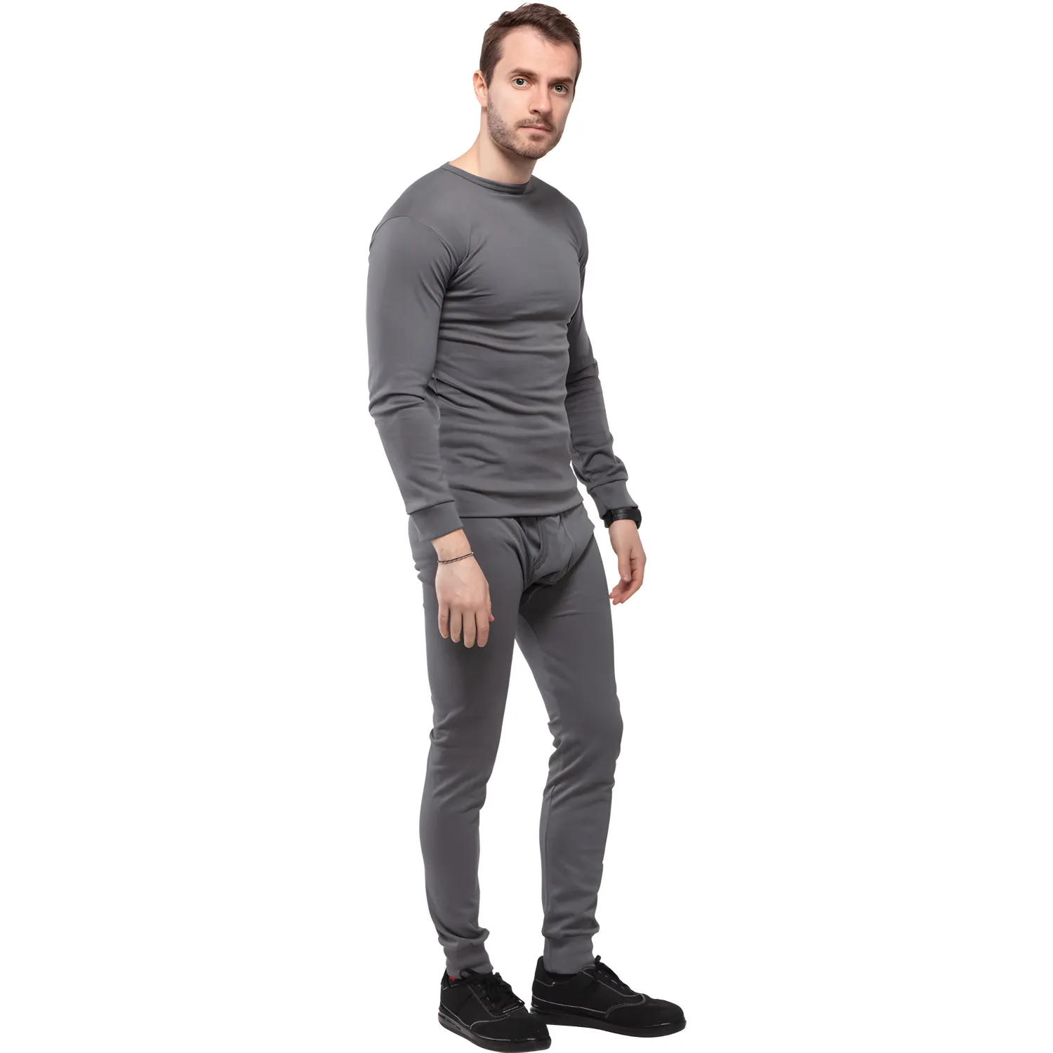 Белье нательное трикотаж зимнее цв.серый (р.60-62)р.170-176 Белье нательное трикотаж зимнее цв.серый (р.60-62)р.170-176 - фото 4