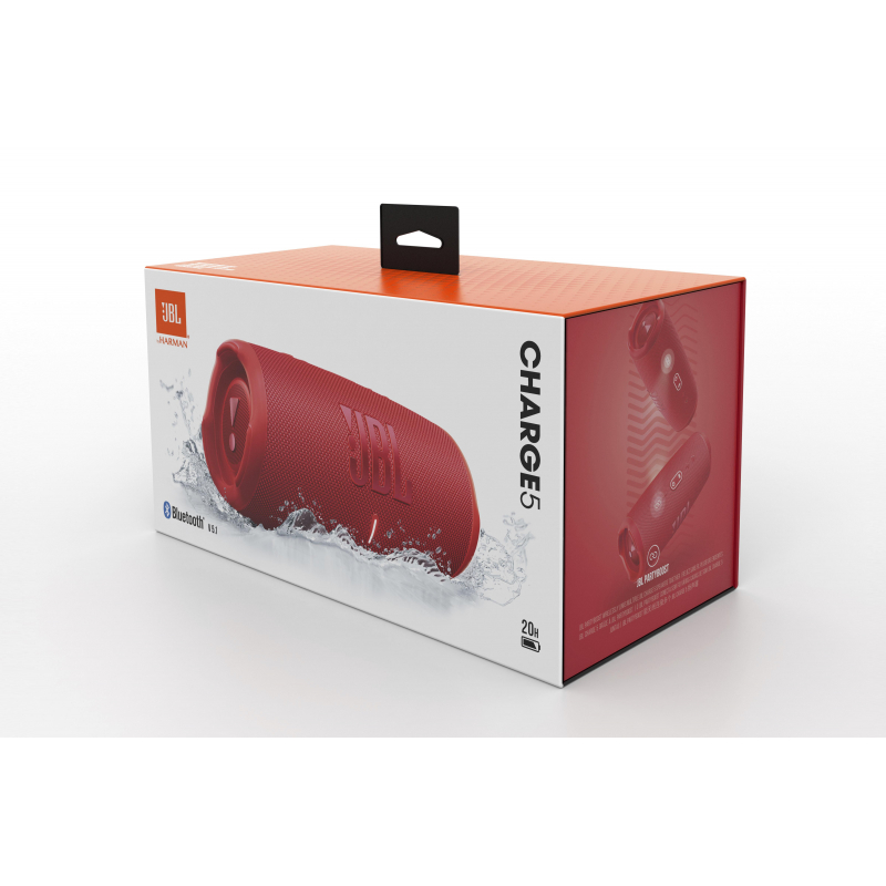 Акустическая система JBL Charge 5 Red (JBLCHARGE5RED) - фото 8