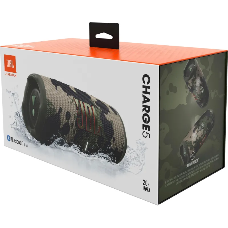 Акустическая система JBL Charge 5 Squad (JBLCHARGE5SQUAD) - фото 8