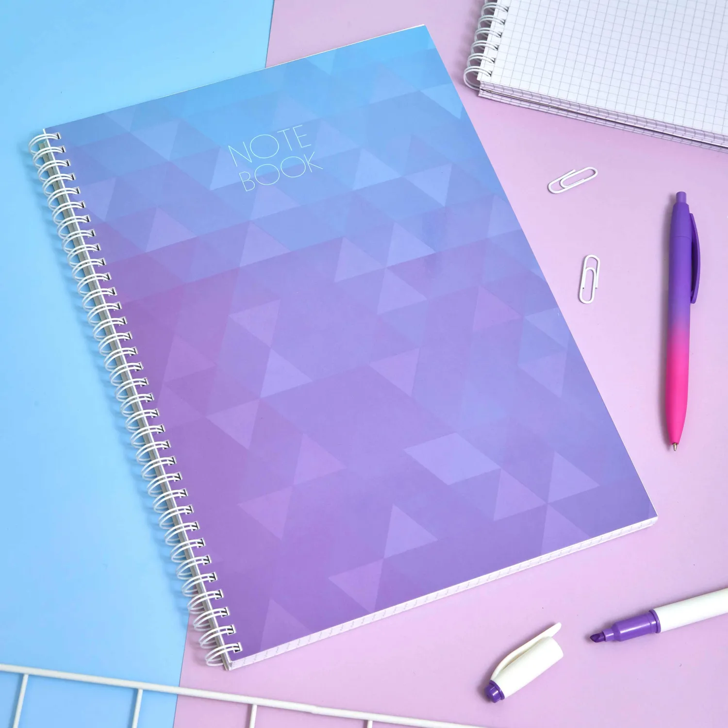 Бизнес-тетрадь Attache Cristal,120л,клет,А4,спир,обл.мел.карт - фото 9