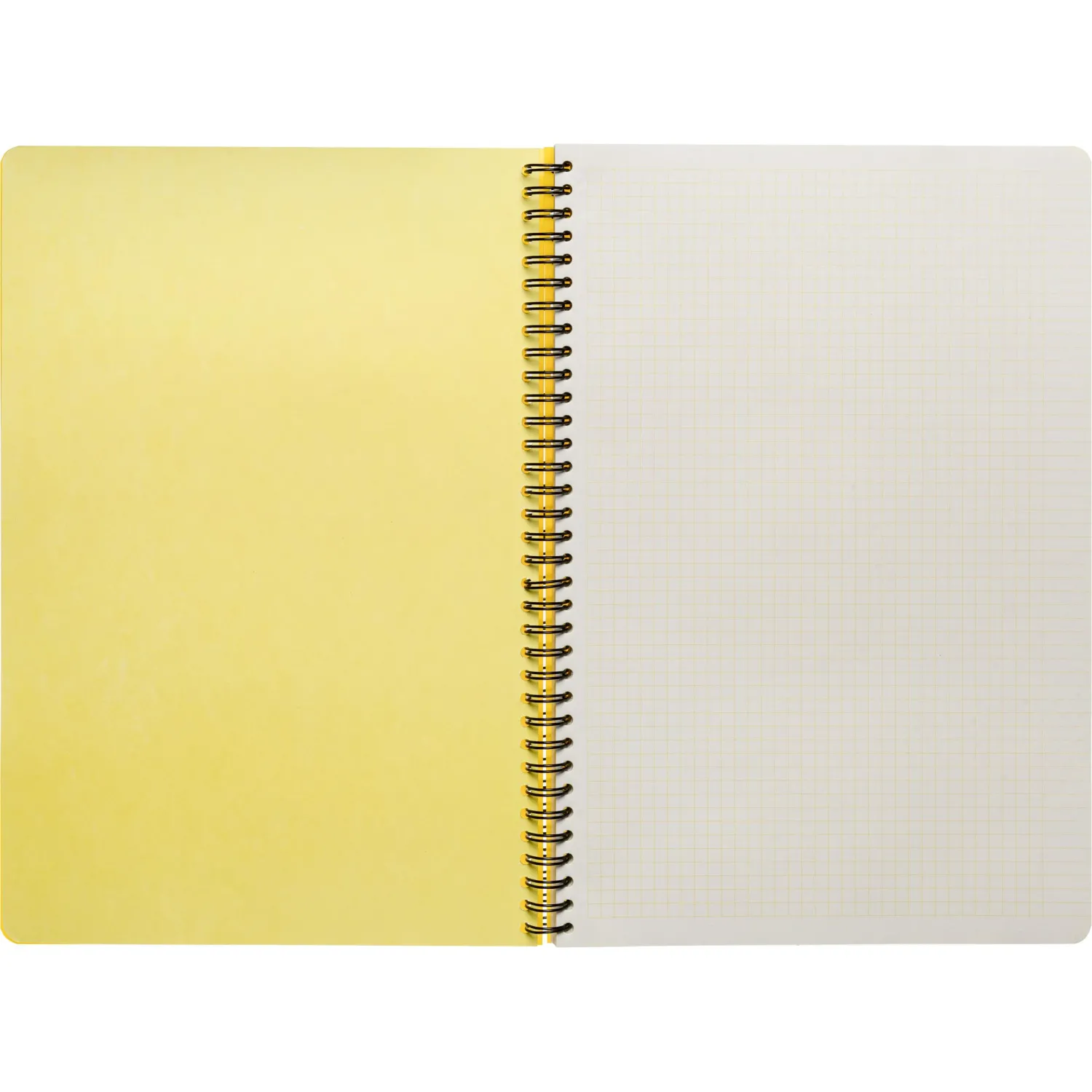 Бизнес-тетрадь А4,96л,кл,спир,пластик,тон.бл. Attache Bright colours Желтый - фото 5