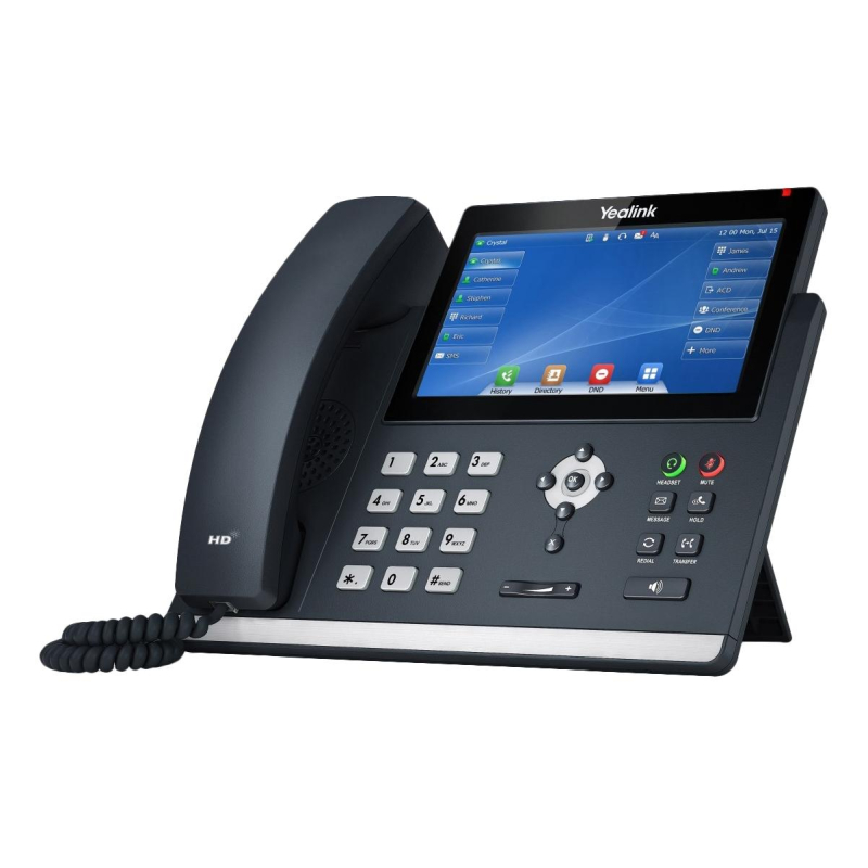 IP-телефон Yealink SIP-T48U, цв экран, 2 USB, 16 аккаун., PoE, GigE, без БП - фото 2