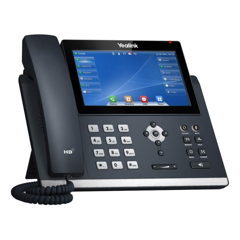 IP-телефон Yealink SIP-T48U, цв экран, 2 USB, 16 аккаун., PoE, GigE, без БП - фото 3