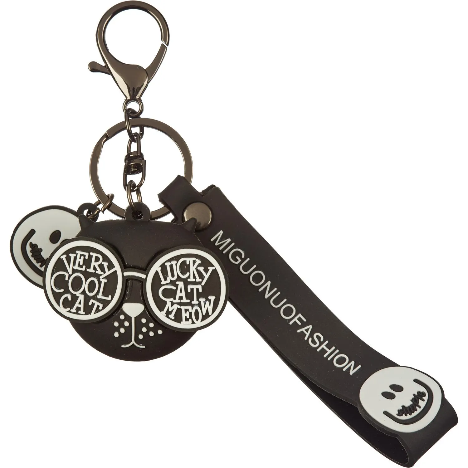 Брелок Cat черный - фото 1