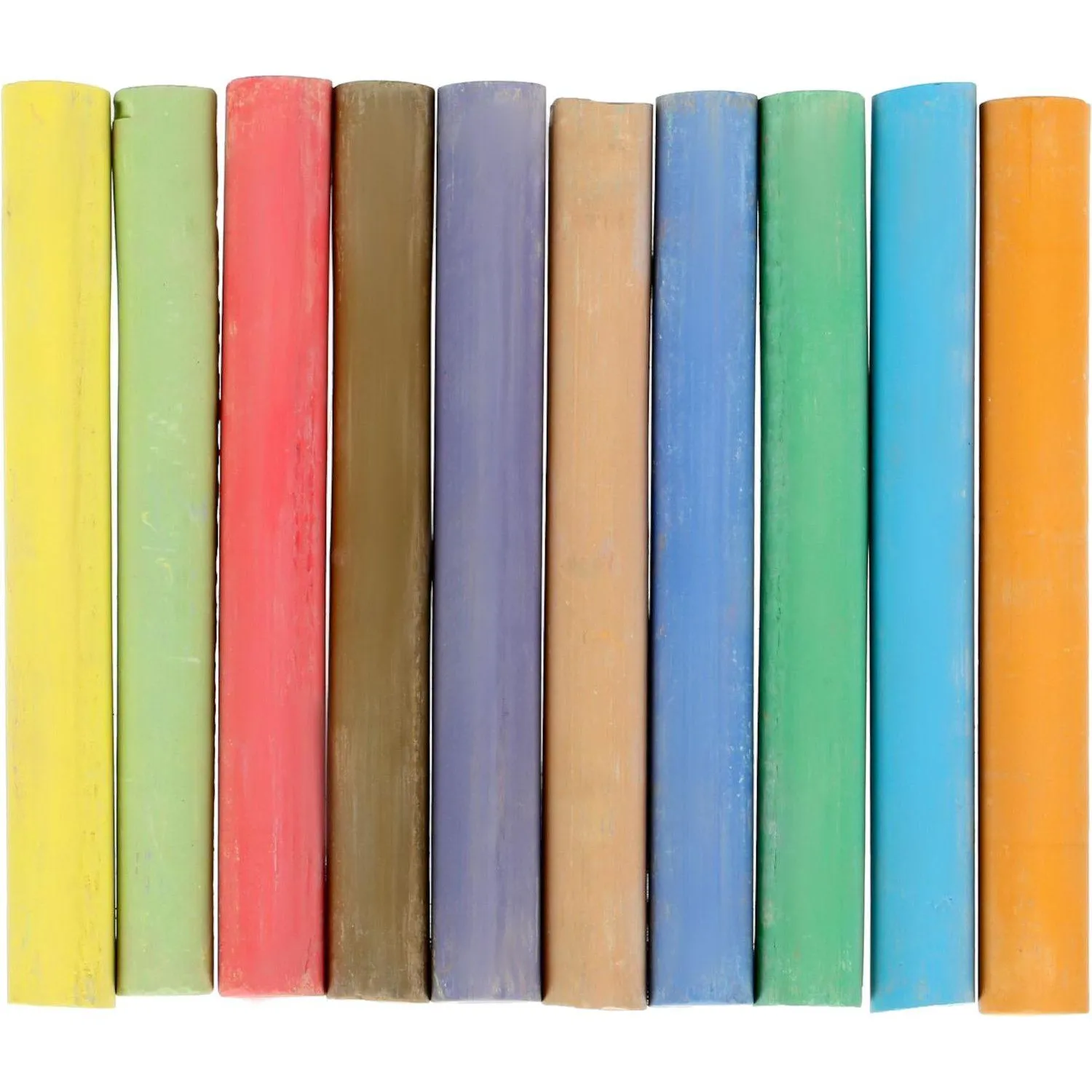 Мел школьный Гамма набор 10цв.,мягкий, круглая форма, 0909193 - фото 2