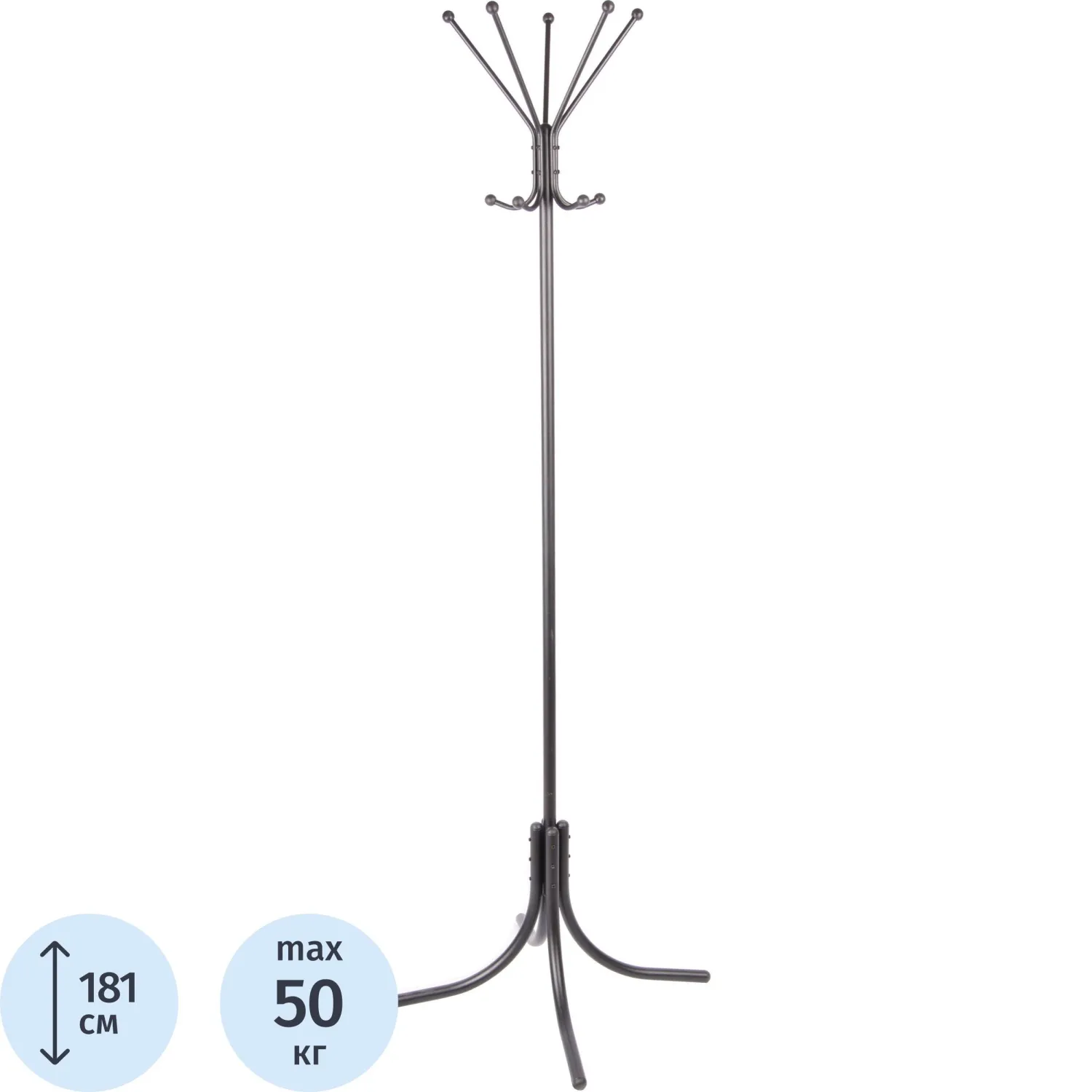 Вешалка KD_0MX напольная Attache КР-10Л цвет черный - фото 1