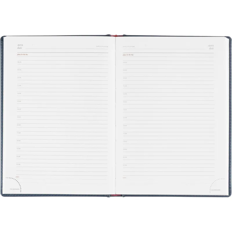 Ежедневник недатированный А5 LEADER (СИНИЙ) 3-129/01 - фото 16