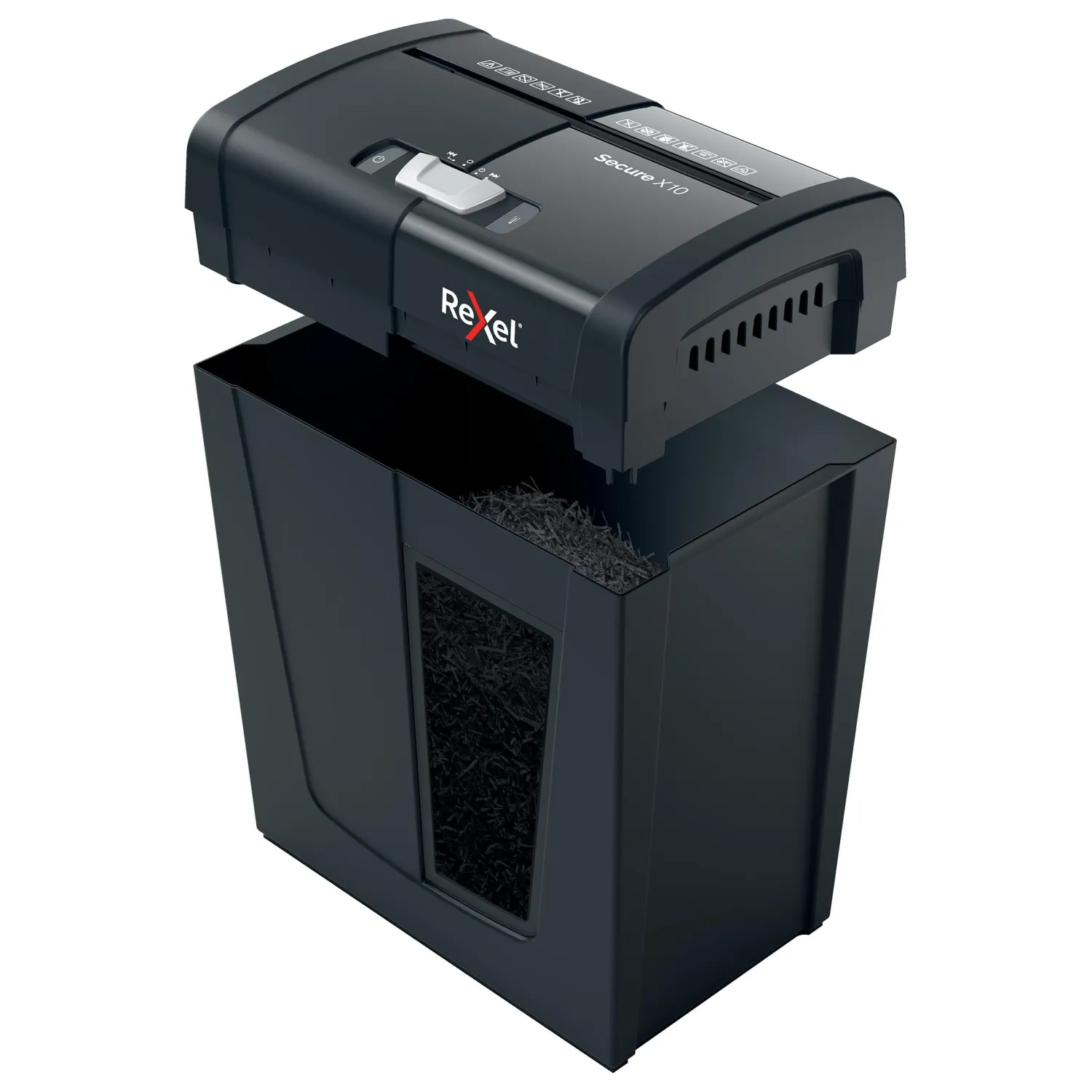 Шредер (уничтожитель) Rexel Secure X10, 4ур.секр., 10 листов, 18 л - фото 3