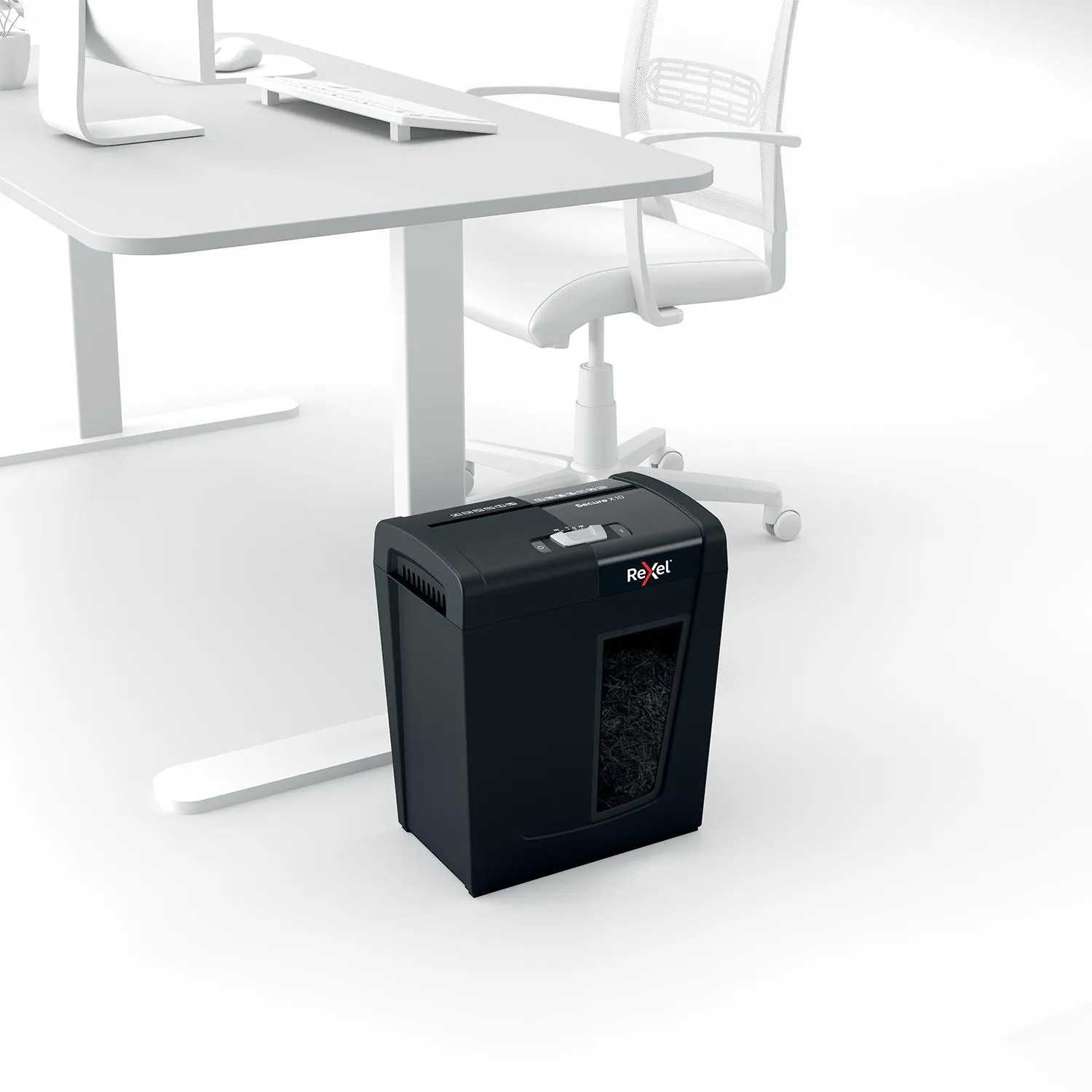 Шредер (уничтожитель) Rexel Secure X10, 4ур.секр., 10 листов, 18 л - фото 4