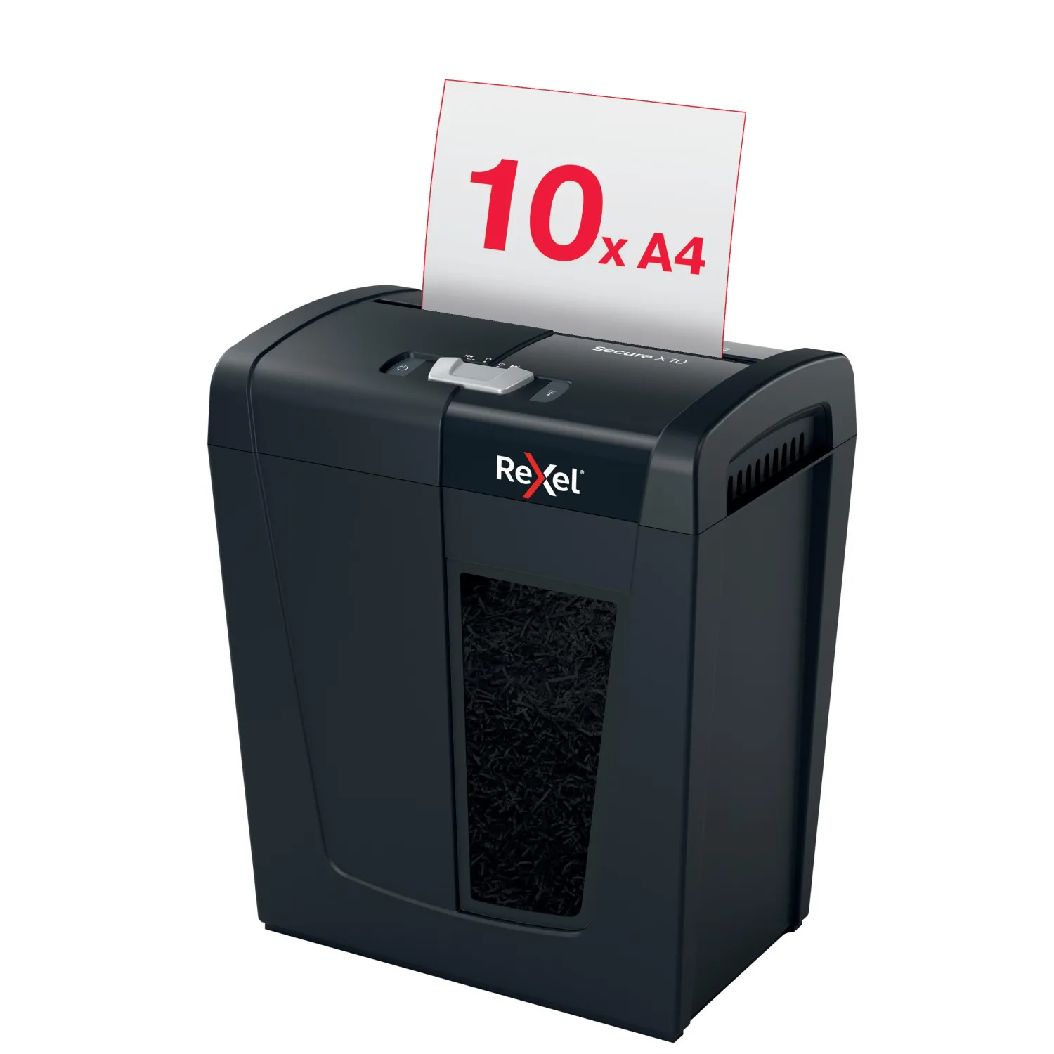 Шредер (уничтожитель) Rexel Secure X10, 4ур.секр., 10 листов, 18 л - фото 9