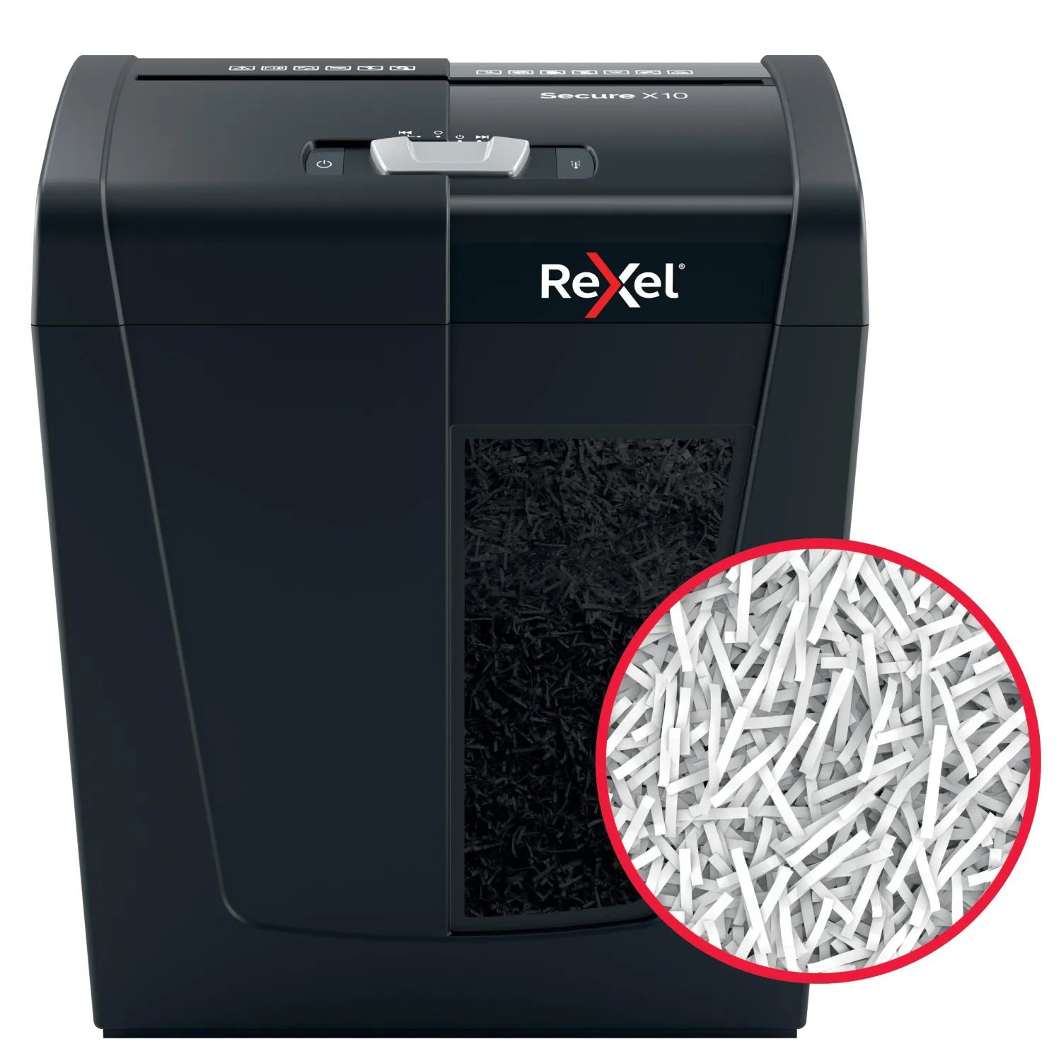 Шредер (уничтожитель) Rexel Secure X10, 4ур.секр., 10 листов, 18 л - фото 12