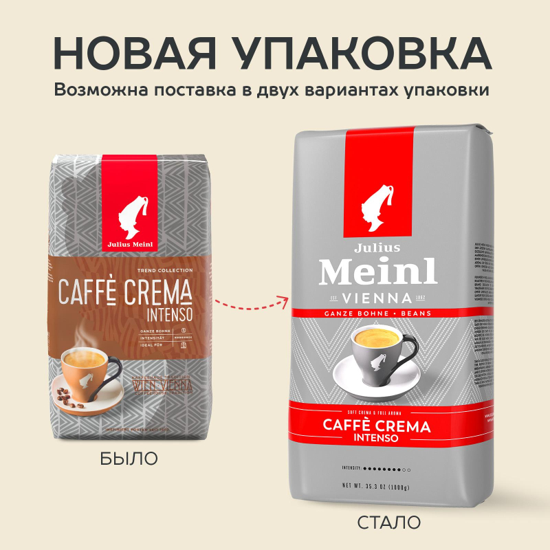 Кофе Julius Meinl Кафе Крема Интенсо Тренд Коллекция в зернах, 1кг (89535) - фото 10