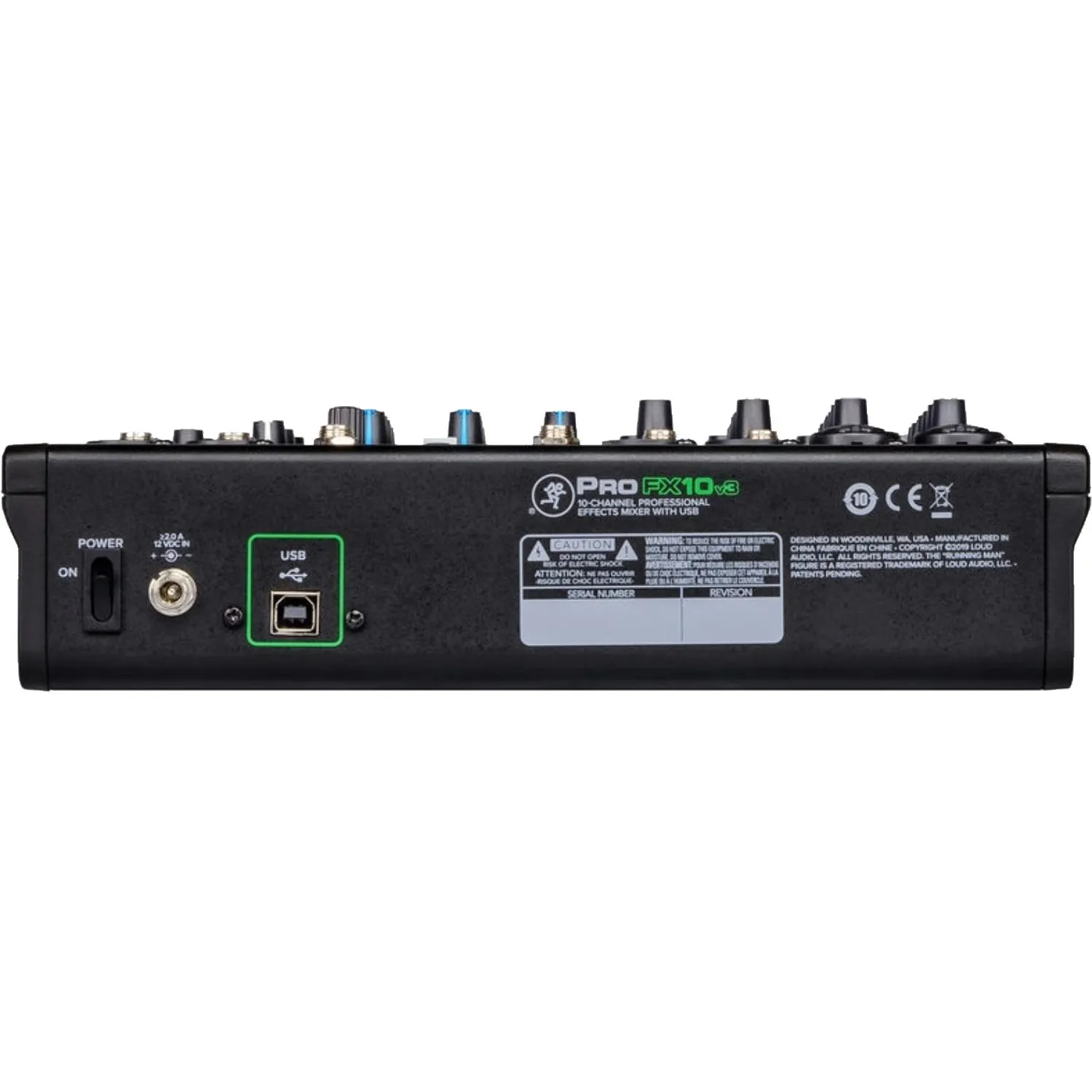 Микшерный пульт MACKIE ProFX10v3, 10-канальный, с процессором эффектов, USB - фото 5