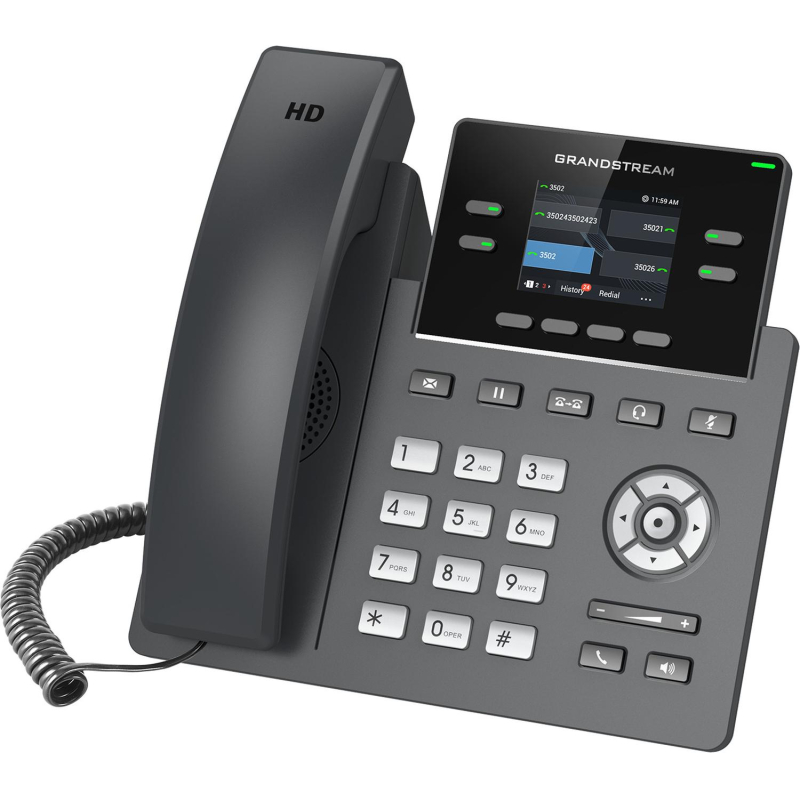 Телефон IP Grandstream GRP-2612P черный - фото 2