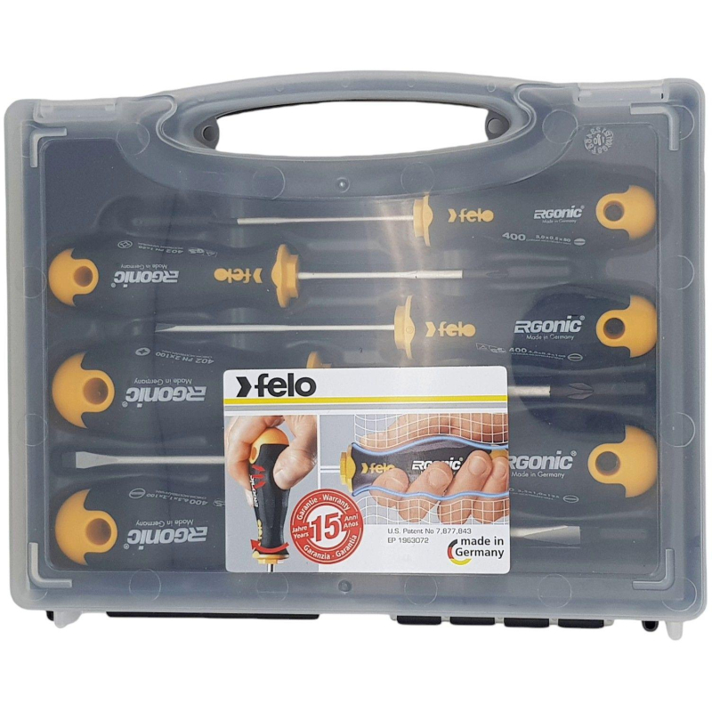 Набор отверток Ergonic 6 шт в кейсе Felo 40020636 - фото 3