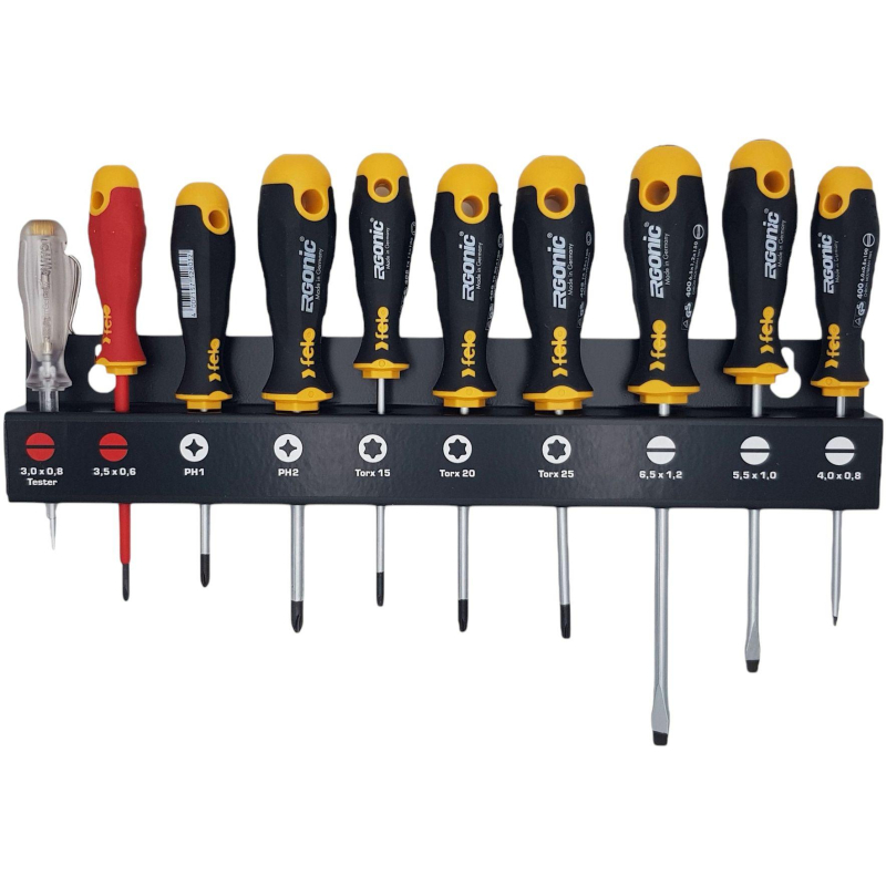 Набор отверток диэлектрических  Ergonic, 10 шт Felo 40091013 - фото 1