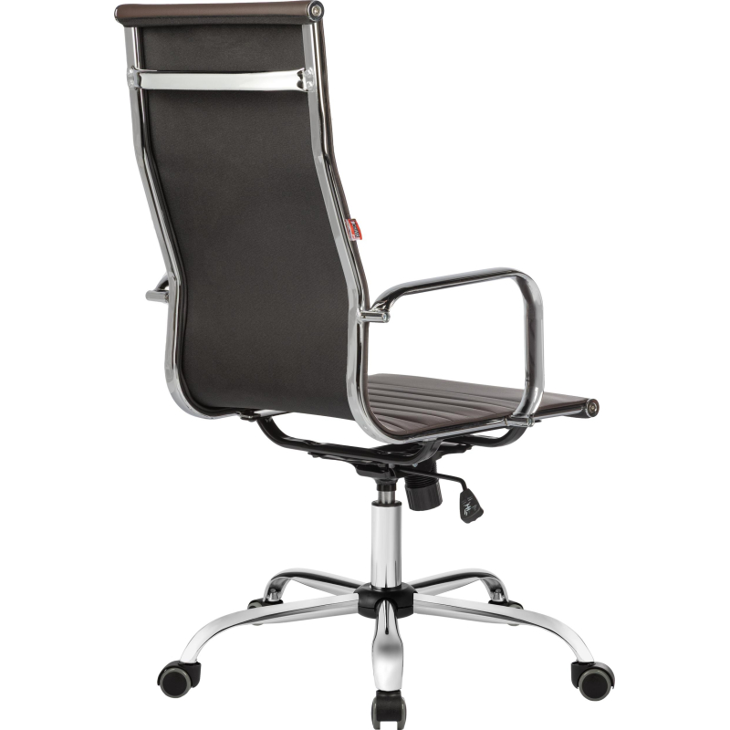 Кресло BN_Y_EChair-711 TPU к/з коричнев, хром - фото 7