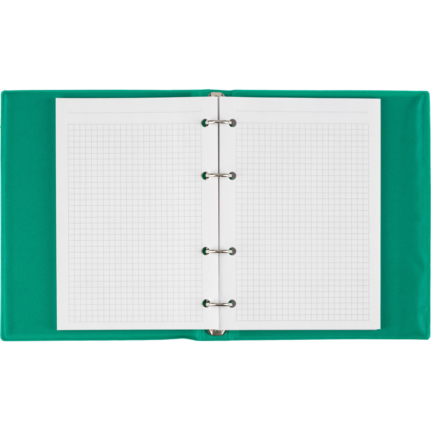 Бизнес-тетрадь А5 160л  ATTACHE, на кольцах,зеленый, обложка ПВХ - фото 6