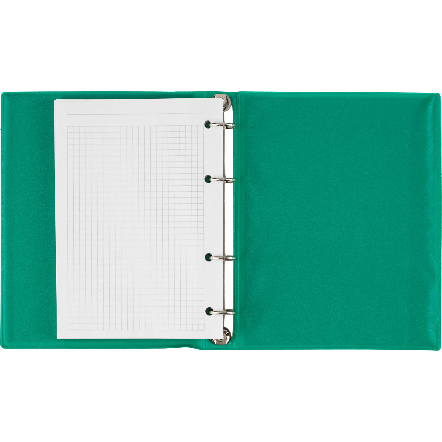 Бизнес-тетрадь А5 160л  ATTACHE, на кольцах,зеленый, обложка ПВХ - фото 7