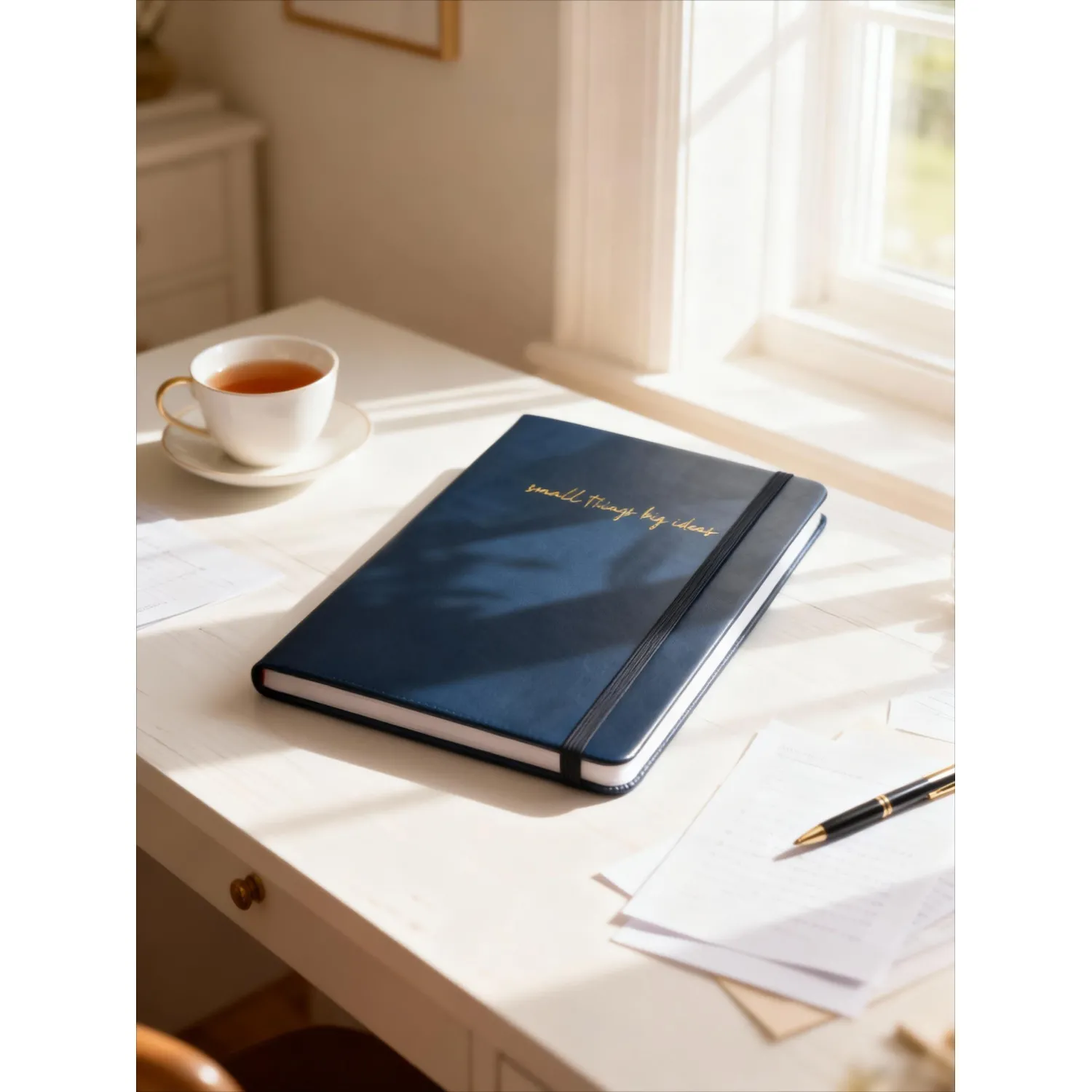 Ежедневник недатированный , темно-синий, А5, 140x200мм, 136 л. ATTACHE - фото 18