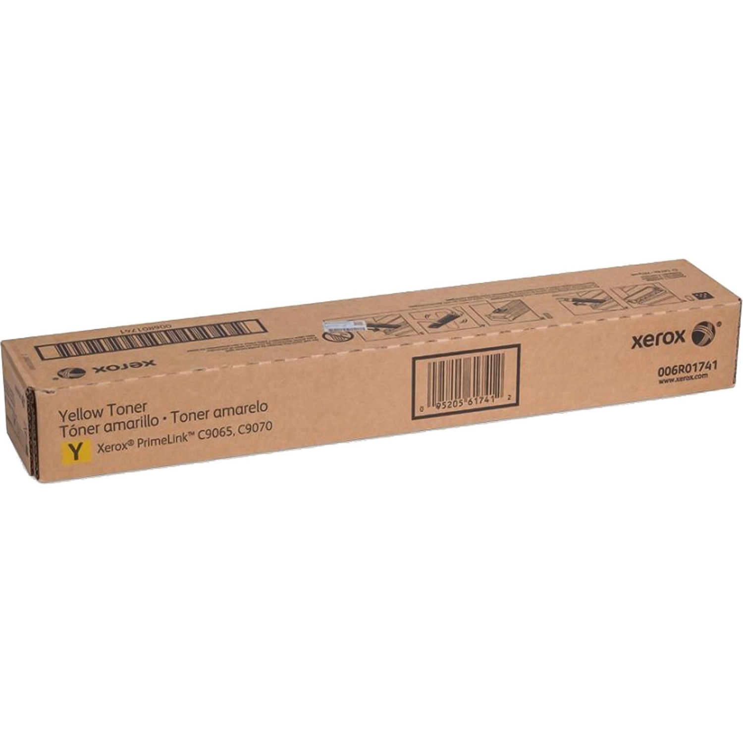 Тонер-картридж Xerox 006R01741 желтый для PrimeLink C9065/C9070 - фото 1