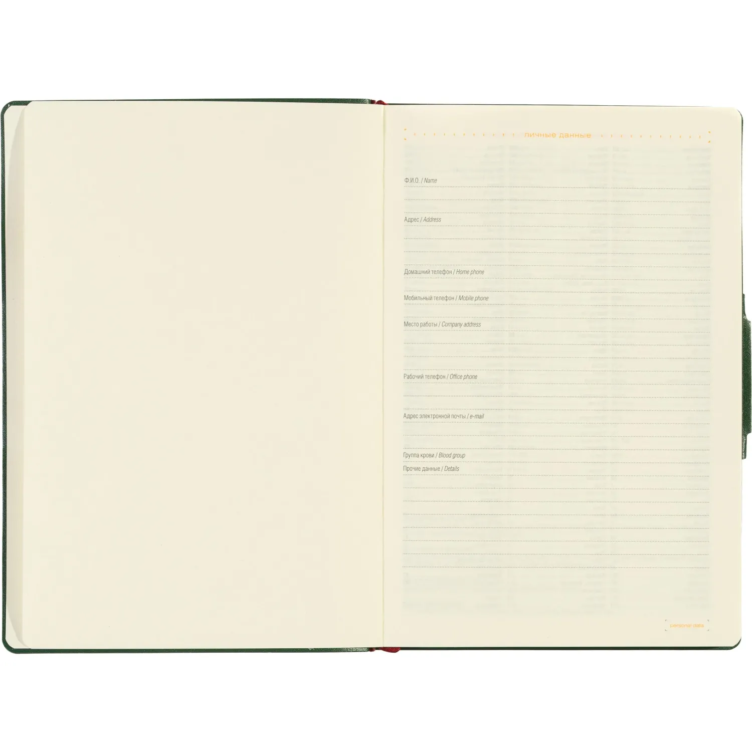 Ежедневник недатированный А5 PRIMAVERA(ТЕМНО-ЗЕЛЕНЫЙ) 3-536/07 - фото 9