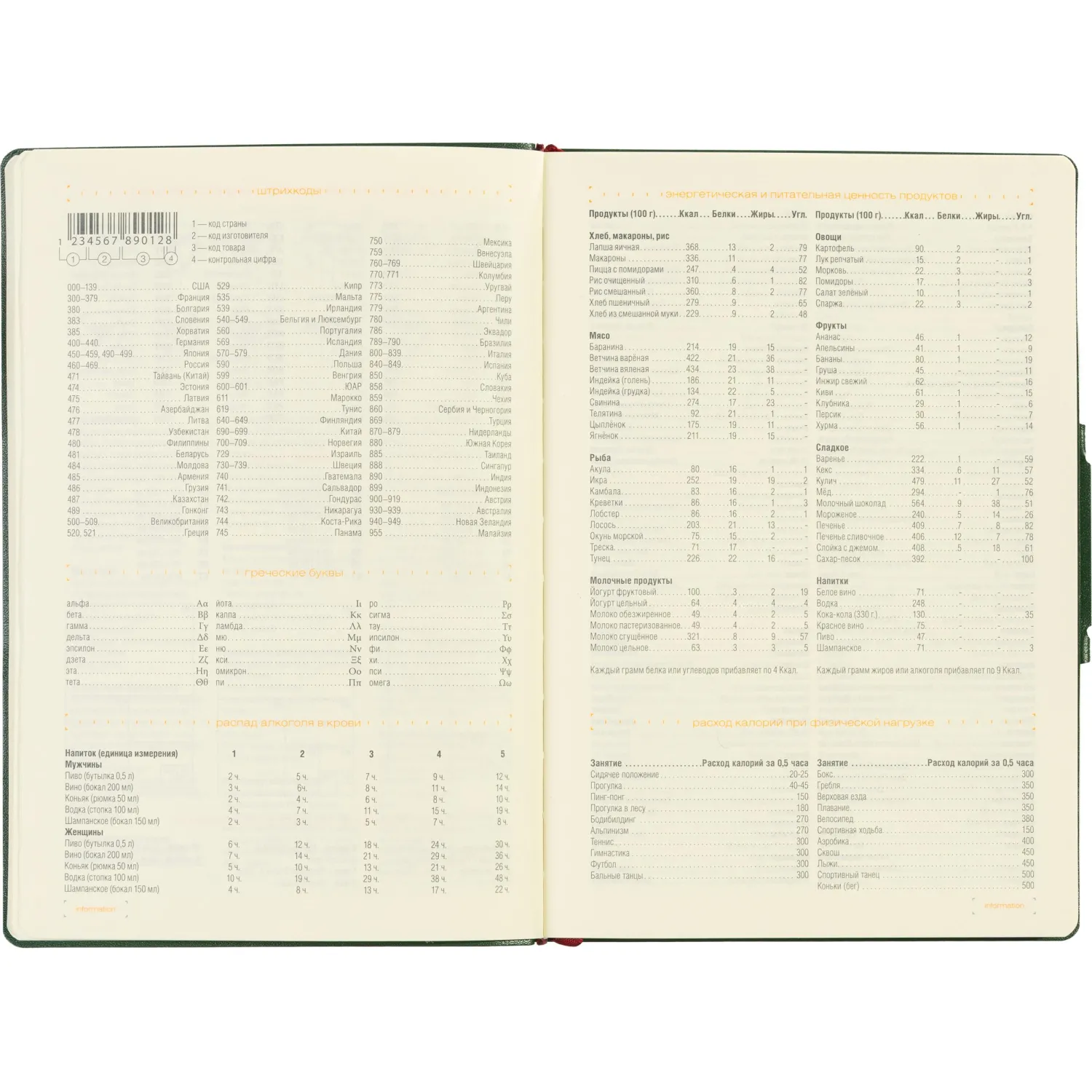 Ежедневник недатированный А5 PRIMAVERA(ТЕМНО-ЗЕЛЕНЫЙ) 3-536/07 - фото 13