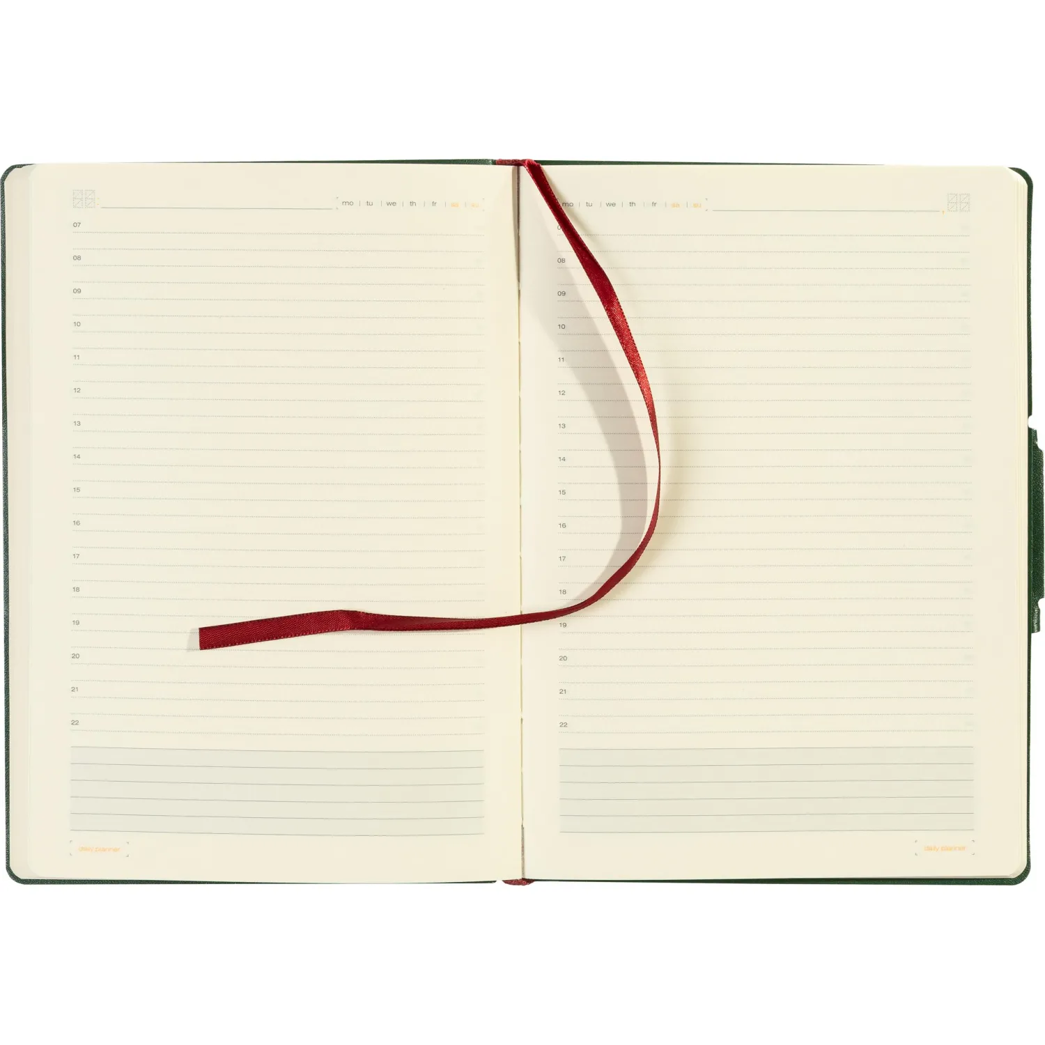 Ежедневник недатированный А5 PRIMAVERA(ТЕМНО-ЗЕЛЕНЫЙ) 3-536/07 - фото 18