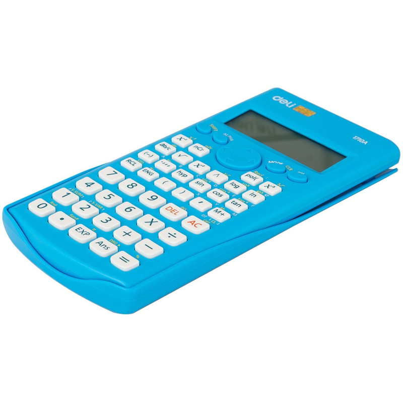 Калькулятор научный (ЕГЭ) Deli E1710A,10-р,2 стр,240 ф.,бат.,162х84мм,син - фото 5