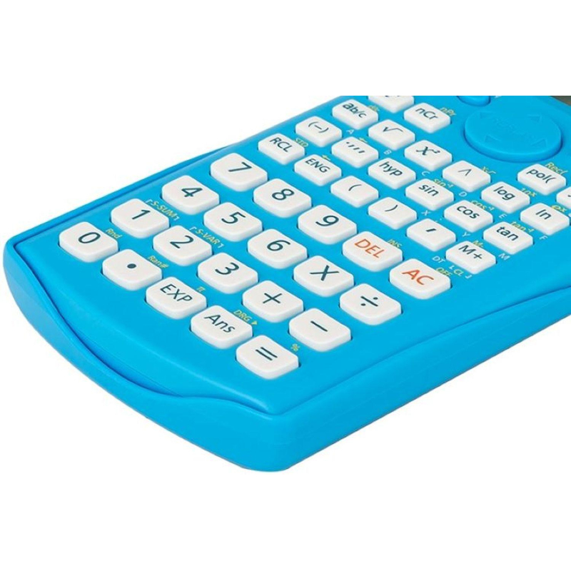Калькулятор научный (ЕГЭ) Deli E1710A,10-р,2 стр,240 ф.,бат.,162х84мм,син - фото 7